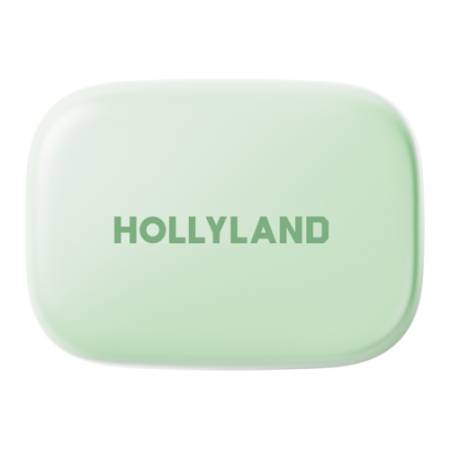 Hollyland LARK A1 Combo (Mint Green, USB-C + Lightning) - zestaw mikrofonów bezprzewodowych z etui - etui ładujące